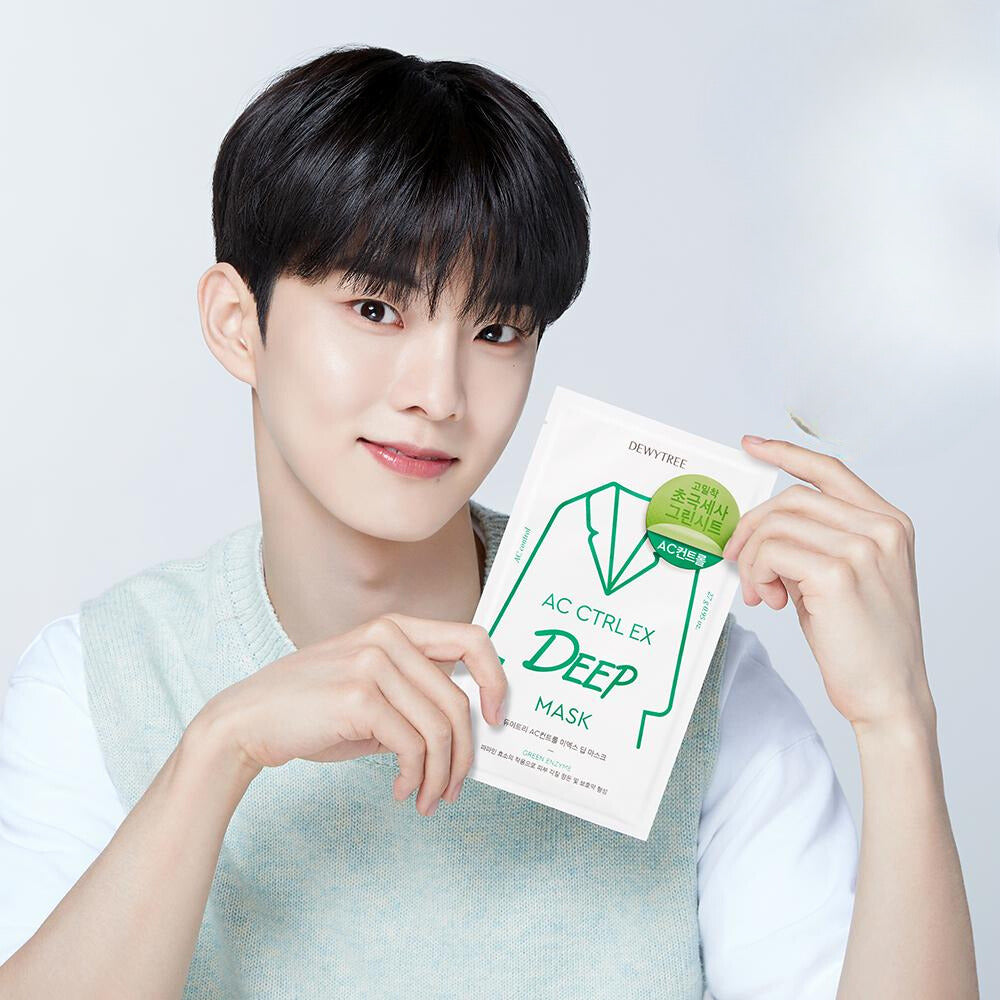 Dewytree AC Control EX Deep Тканевая маска 1+1 комплект