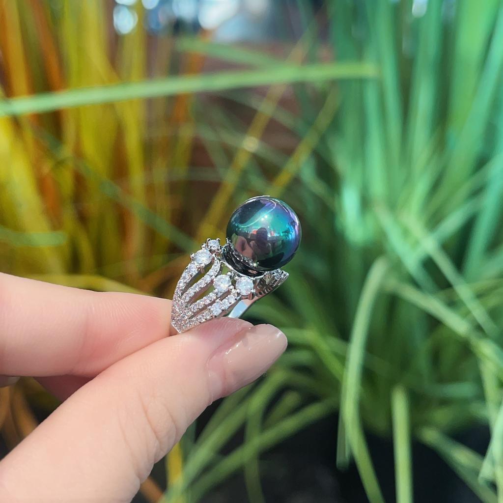 French Elegance Temperament Pearl Ring Female Opening Court Celebrity Index Finger Ring Jewelry Temperament