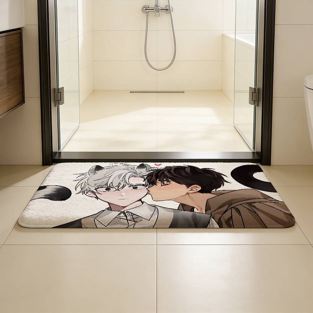 Passion Bl Anime Floor Mat Rectangle Anti-slip Home Soft Badmat Front Door Indoor Outdoor Mat el Decor Mat