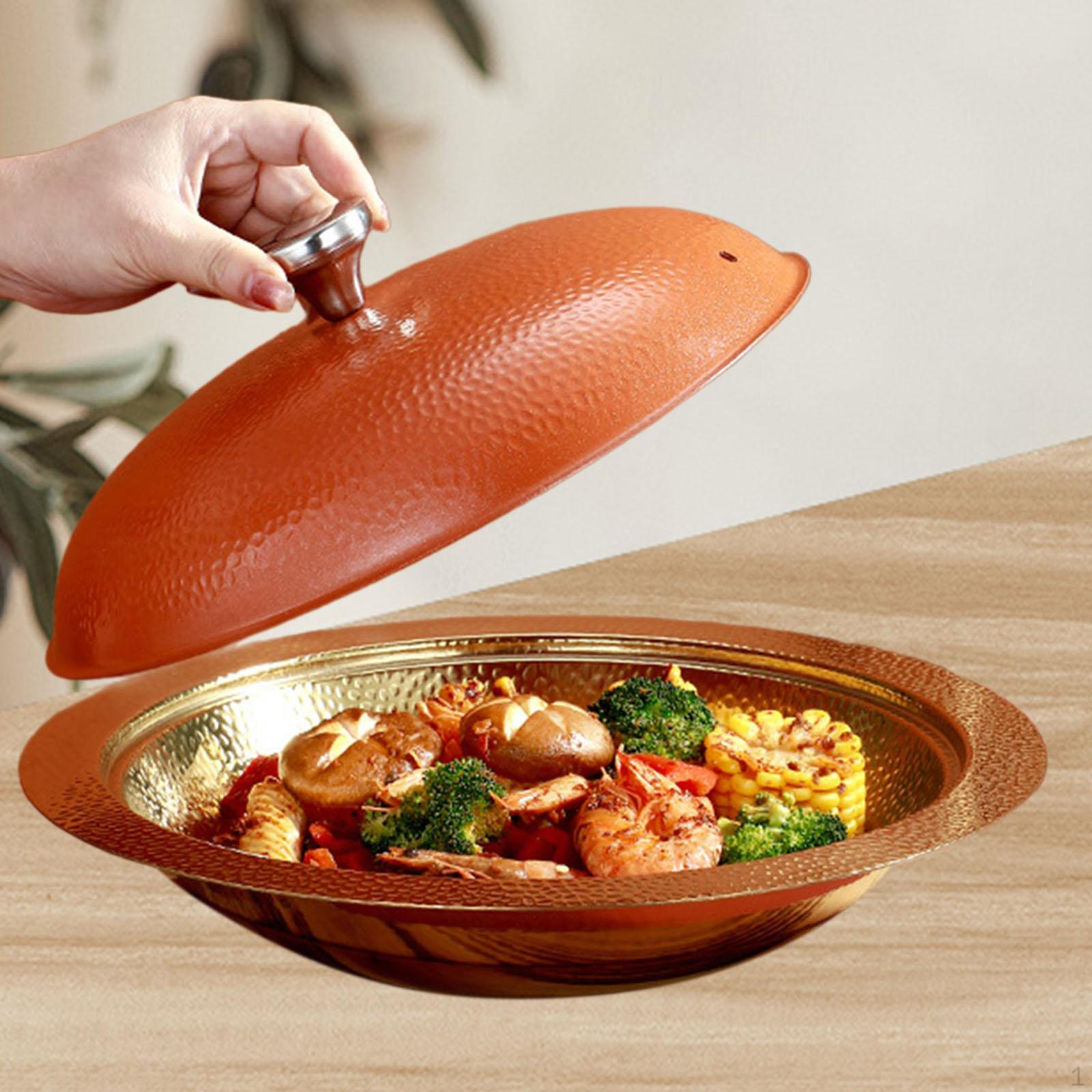 

Корейская кастрюля для приготовления рамена с крышкой из нержавеющей стали для морепродуктов 25.5cm