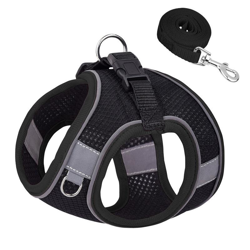 Vest Pet Chest Strap Reflective and Breathable Dog Leather Small and Medium Cat Leather