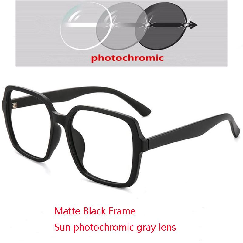 Big Frame Polygon Myopia Glasses TR90 Anti Blue Light Women Men Prescription 0 To -4 0 Myopes Lunettes