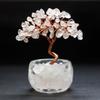 Handcrafted Yellow Citrine Money Tree Teacup Crystal Home Decor