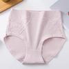 High-Waisted Cotton Briefs for Middle-Aged and Elderly Women - Comfortable, Breathable, Plus Size.