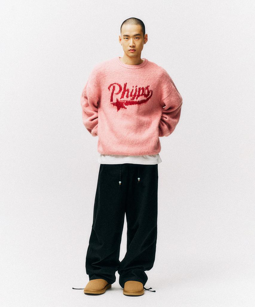 PHYSICAL DEPARTMENT Startail Brush Knit_Vintage Pink
