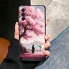 Dreamy Night Cherry Blossom Tree Soft Phone Case for Samsung A17 A37 A57 A16 A26 A36 A56 A15 A25 A35 A55 A14 A24 A34 A54 A13 A23