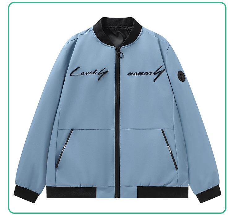 Men's Korean Style Spring/Autumn Trendy Baseball Jacket - New Arrival Sports Casual Thin Jacket