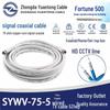 Zhongda Yuantong SYWV75-5 HD Coaxial Cable for Set-Top Boxes & Closed-Circuit Signal, 4 Shielded.