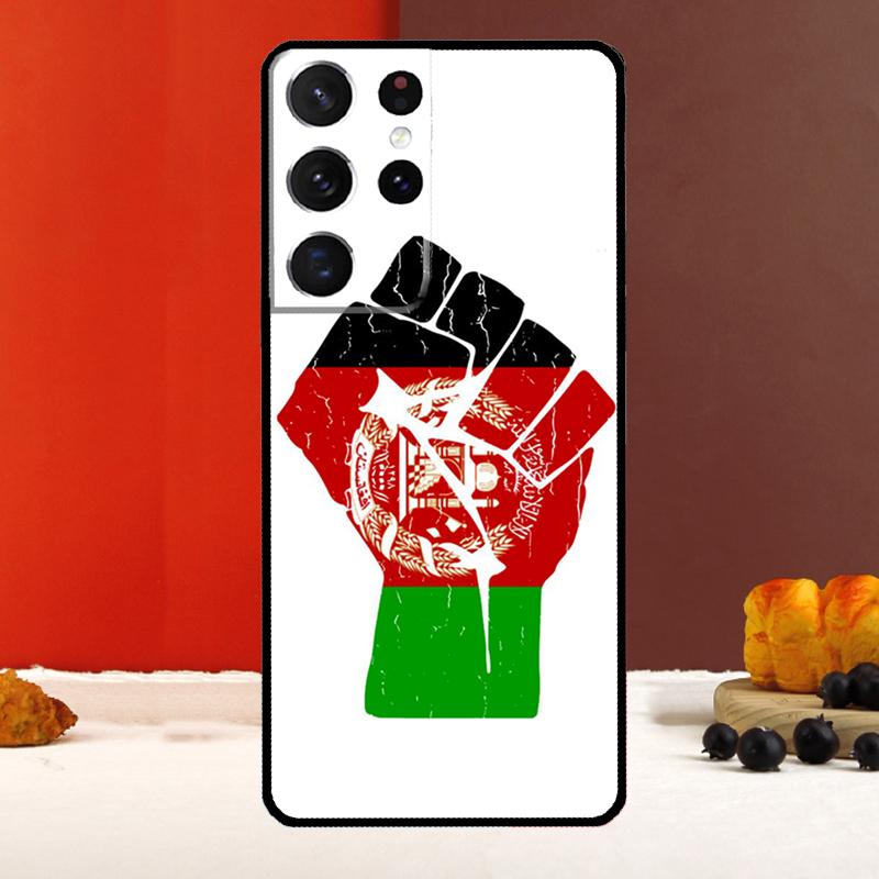 Flag of Afghanistan Cover For Samsung Galaxy S25 Ultra S22 S23 S24 Plus S20 S21 FE S9 S10 S25 FE Phone Case