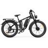 ZAZAWORK CF26 PRO Full Suspension Electric Bike, 48V 23Ah Battery,  Turn Signals