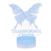 Butterfly LED Night Light Colorful 16 Colors Remote Control 3D Desk Lamp Gift