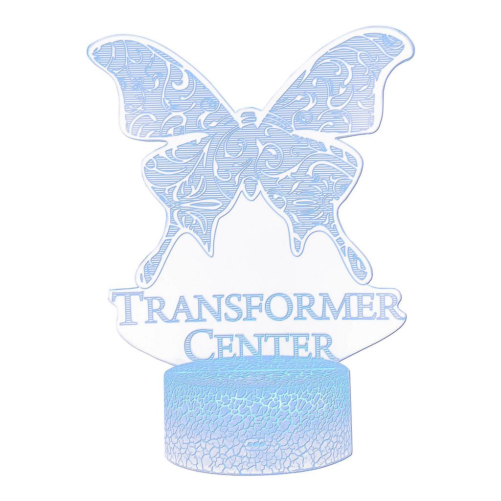 Butterfly LED Night Light Colorful 16 Colors Remote Control 3D Desk Lamp Gift