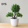 Bonsai Artificial Simulat Birou Decor Plastic Oaspeți Salutare Pin Plantă în ghiveci