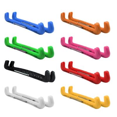 1 Pair Ice Skate Guard Ice Skate Blade Cover Skate Blade Protector Adjustable Skate Guards for Hockey or Figures Skating