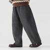 Boys' Fleece-Lined Corduroy Wide-Leg Casual Pants