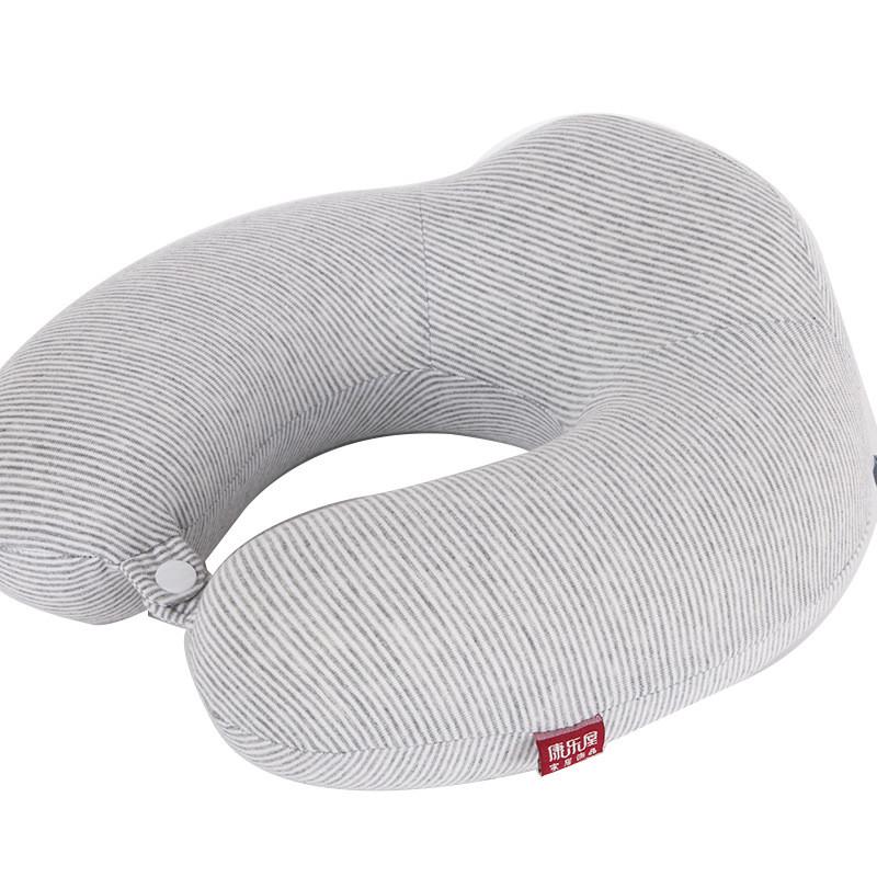 Memory Foam U Shape Travel Pillow With Cotton Cover For Adults Office Comfort
