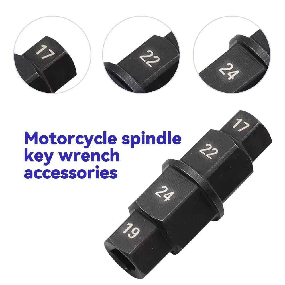 Anti-Rust Wheel Removal Tool 17/19/22/24mm Sockets Front Axle Hex Wrench Repair Tool