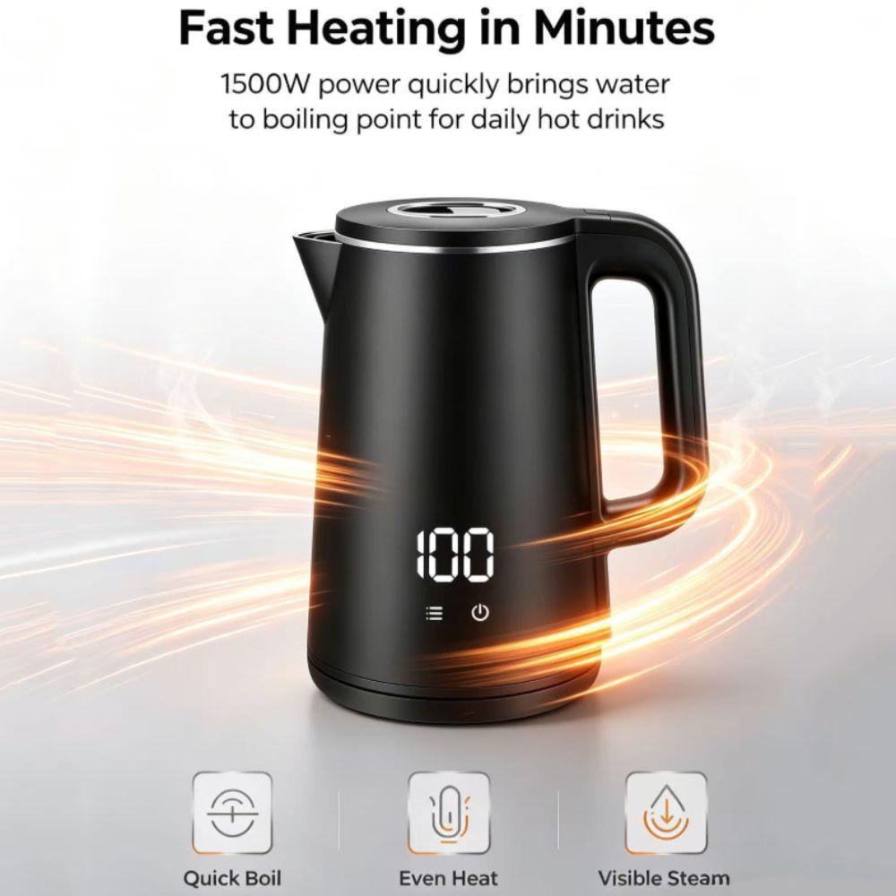 Electric Kettle Digital Display Smart Kettle Water Boiler Tea Making