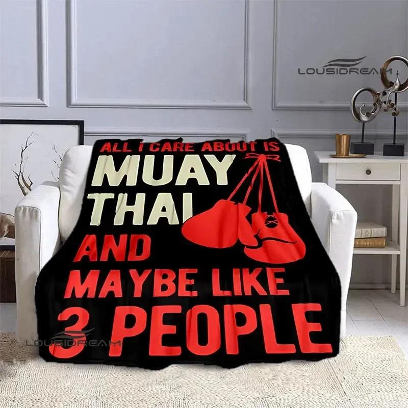 3D Boxing Printing Blanket blankets for beds Flange Warm blanket Home travel blankets bed linings birthday gift
