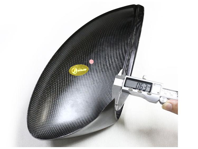 Porsche 718 (982) Capa de Espelho Retrovisor em Fibra de Carbono Seco