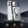 Clear for iPhone 17/16/Air/15/14/13 Pro Max 12 Case with 360° Spin Magnetic Stand, Compatible with Magnetic Built-in Ring Holder