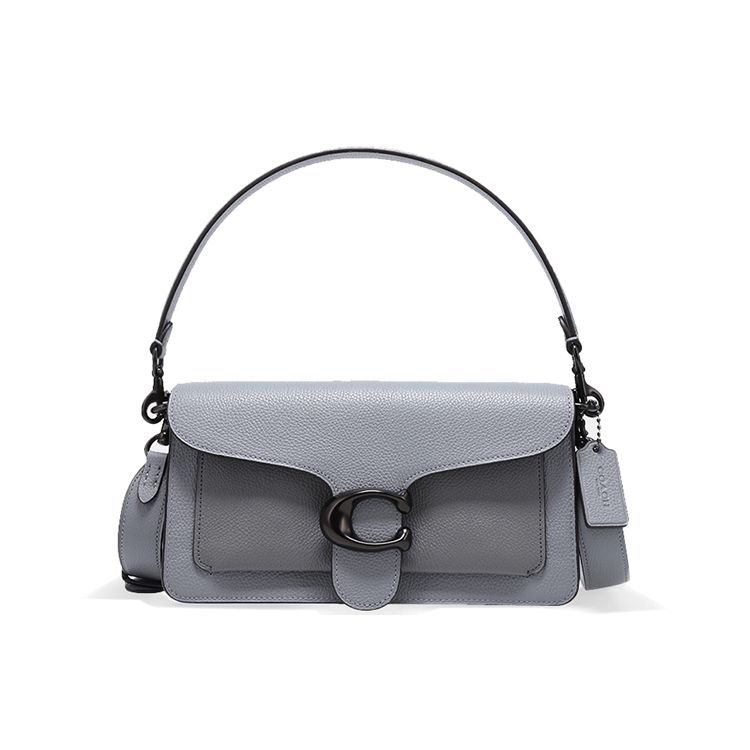 Coach Tabby 26 Leather Shoulder Bag Women Shoulder Bag Dark-Gray 76105-V5RJB