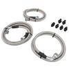 Transmission Cooler Lines Set Heavy Duty Transmission Cooling Hose Lines for 2500 3500 5.9L 1996‑2002 with 47RE