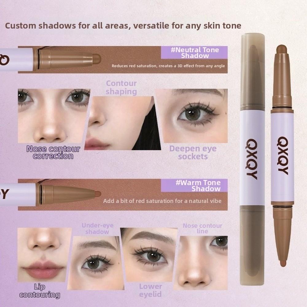 Shaping Facial Contour Makeup Pen Face Contour Shadow Pen Double Headed Contour Pen  Unisex