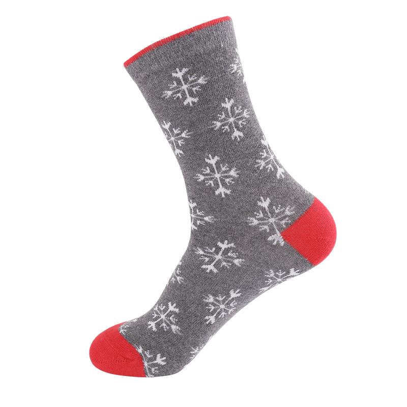 Hot Sale Women Christmas Socks Santa Claus Cotton Socks Autumn Snow Elk Gift Socks Crew Socks