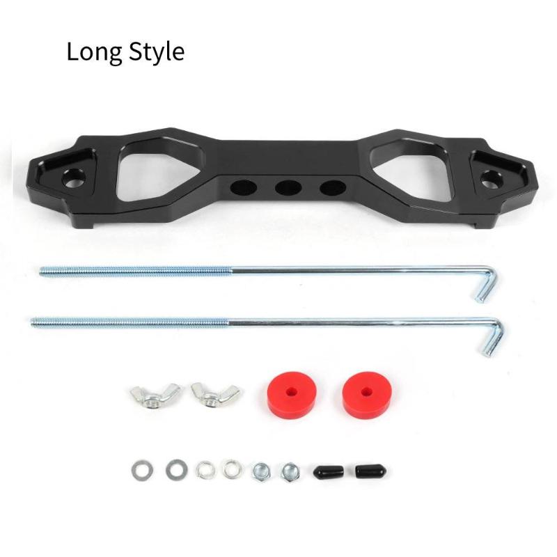 140Mm/190Mm Billet Aluminum Car Battery Tie Down Mount Bracket Brace Battery Fasten Bracket Holder 14Cm 19Cm