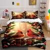 Cardinals, Pine Branches, Snowflakes. Bedding Sets Duvet Cover Sets Duvet Covers Pillowcases(1 * Duvet Cover 2 * Pillowcases Without Duvet Insert)