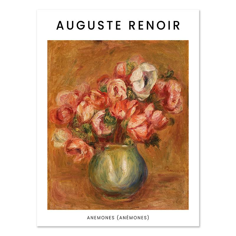 Van Gogh Matisse Picasso William Poster Drucke Raumdekoration Abstrakte Leinwandmalerei Blumenwandkunst für Wohnzimmer Wohnkultur