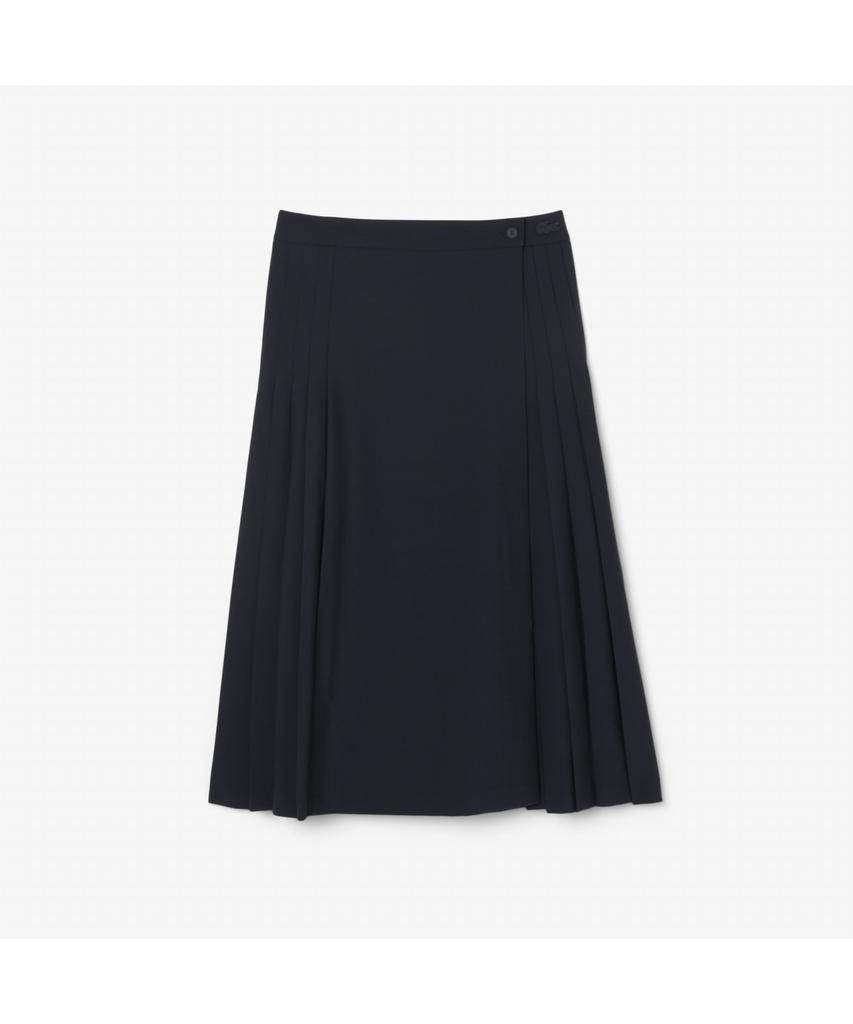 Lacoste Women'S Wrap Pleated Midi Skirt Jf5406-55N Hde