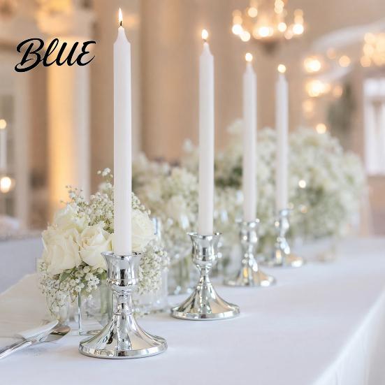Metal Candlestick Holder for Tealight or Pillar Candles European Simple Candle Candlelight Ambiance