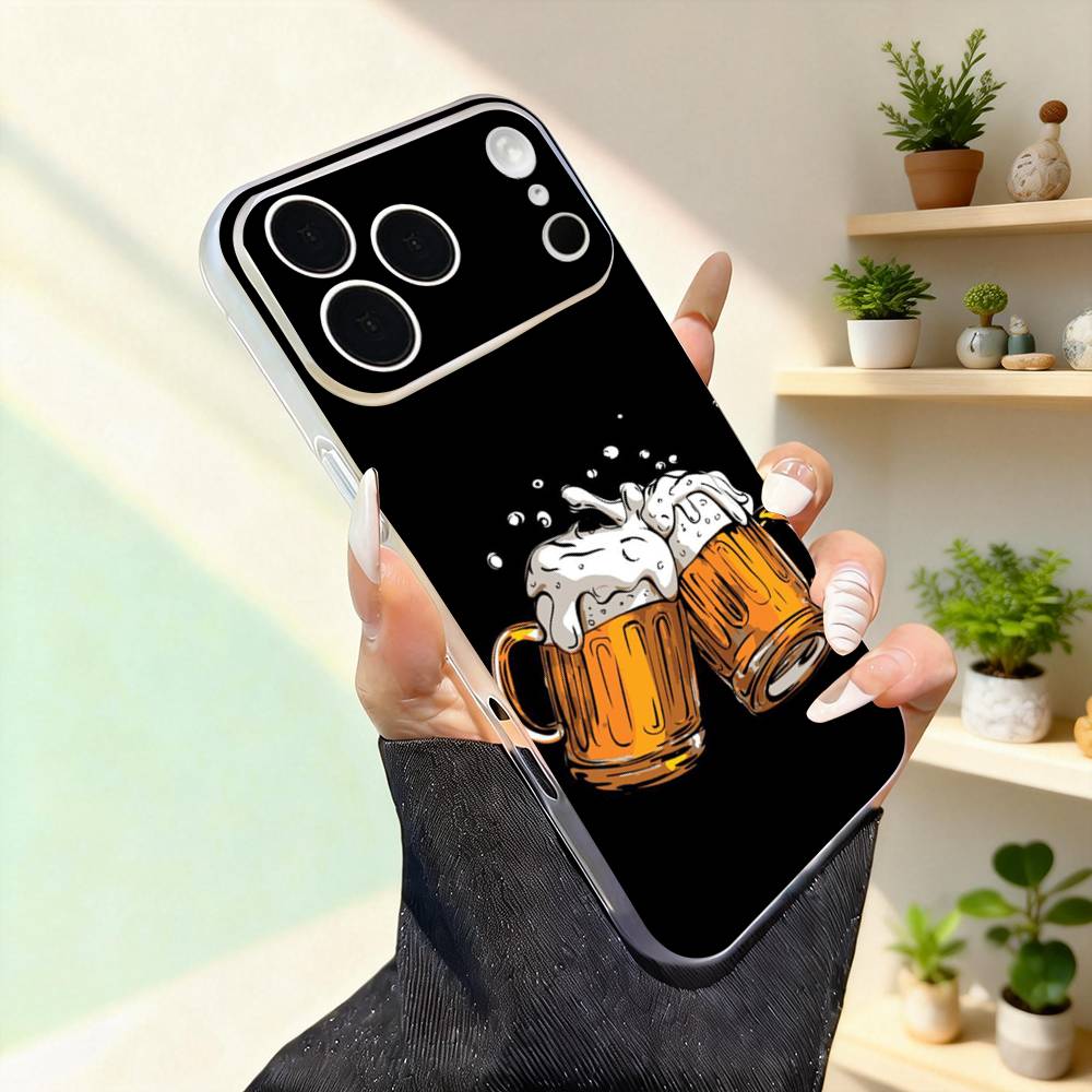 

Lnteresting Beer P-Printing For iPhone 17,16,15,14,13,12,11,Pro,Max,Plus,Mini,SE4,E Magnetic For Magsafe Wireless Phone Case iPhone12PRO