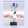 Embossing Label Maker Machine with 6 Tapes, Old School Embosser Labeler with 6 Rolls 3D Embossing Label Waterproof for Office and DIY- Purple