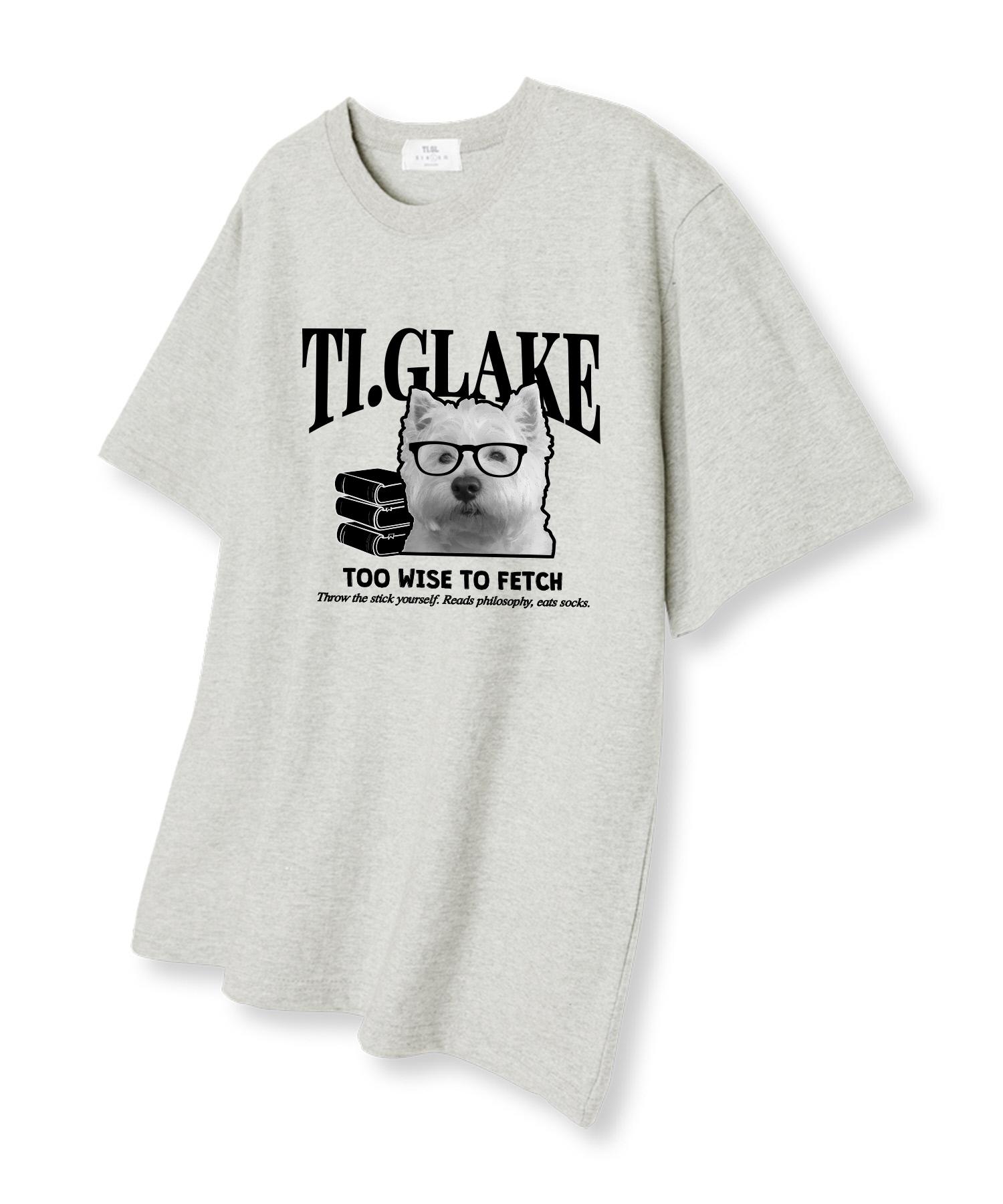 Tee Glake Twice Oversized Short Sleeve T-Shirt Oatmeal Xxl