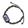 Religion Wood Rosary Bracelet For Men Square Colorful Jesus Virgin Mary Icons Charm Prayer Beads Chain Women Christian Jewelry