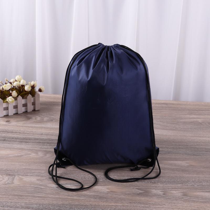 Custom Polyester Waterproof Double Drawstring Backpack with Logo