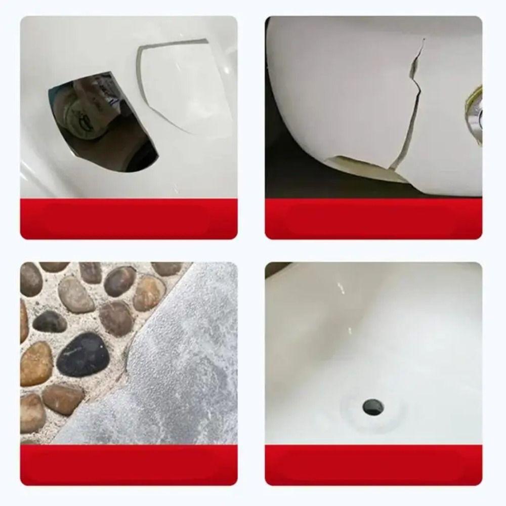 Pentru Repararea Crăpăturilor Pardoselilor din Marmură Ceramică Pentru Placi Toaletă Chiuvetă Agent de Reparare Placi Adeziv de Reparare