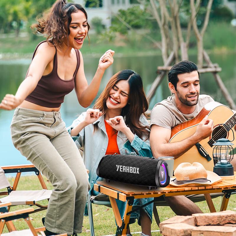YEAHBOX Sonic Boom Bluetooth Speaker CN Plug (adapter Included)