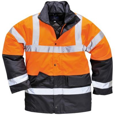 Portwest Unisex Hard-wearing Hi Vis Traffic Jacket / Safetywear / Workwear