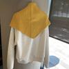 Literary Triangle Scarf Shawl Autumn And Winter Outer Scarf Hanging Spike Multi-Functional Scarf Scarf Neck Vest Versatile Triangle Scarf