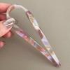 Geometric U-shaped Hair Stick Headwear Chinese Style Hair Fork Sweet Acetate Hairpin  Daily