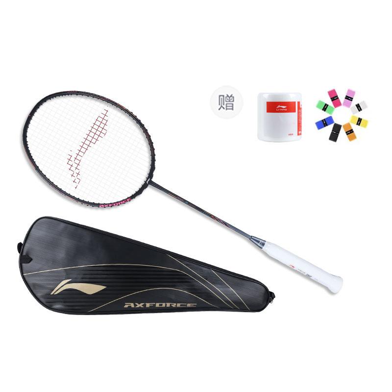 Li Ning Thunder 80 AXFORCE 80 Badminton Rackets Offensive Type Heavy Head, Stiff Shaft Professional 675mm Single Racket AYPT271