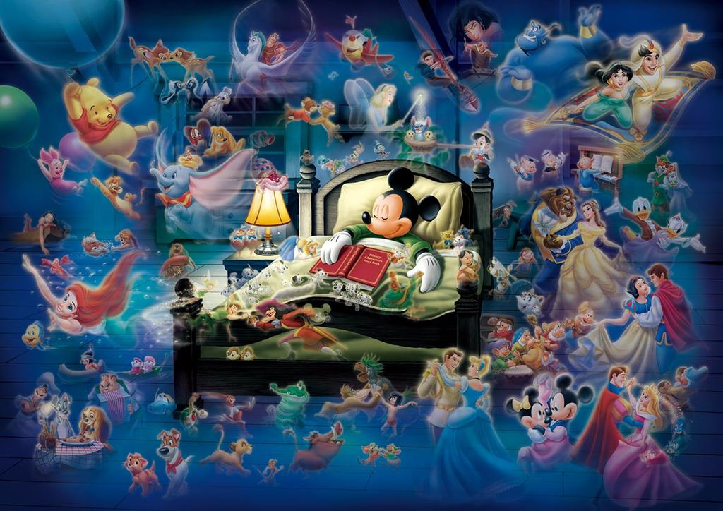 108-Piece Mickey's Dream Fantasy [Light-Up Jigsaw Puzzle]