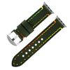Handmade Genuine Leather Watch Bands for Apple Iwatch Series 8 7 6 5 4 3 2 1 with Colored Thread Fashion Luxury Charm Beautiful