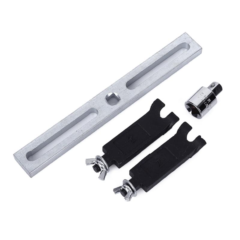 Professional Fuels Pump Cover Wrench Adjustable Oil Tanks Lid Spanner Detent for Car Service Auto Motorcycle Maintenance