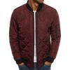 Men’s Short Quilted Stand Collar Cotton Jacket