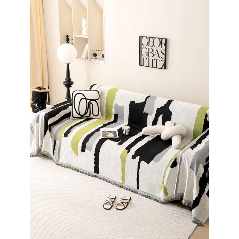 Colorful Chenille Sofa Cover Sofa Cover Cloth All Seasons One Piece Full Cover Sofa Cushion Dust Cover Blanket